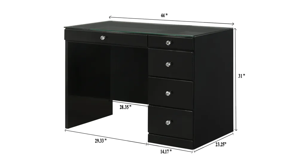 Diem Small Vanity Table Dimensions