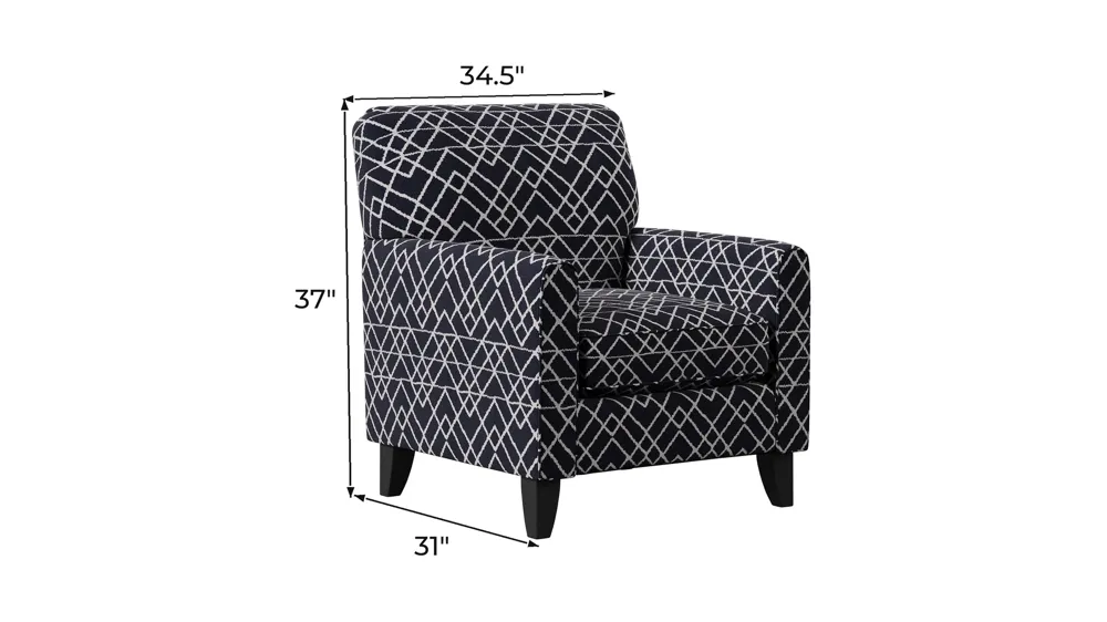 Daine Accent Chair Dimensions