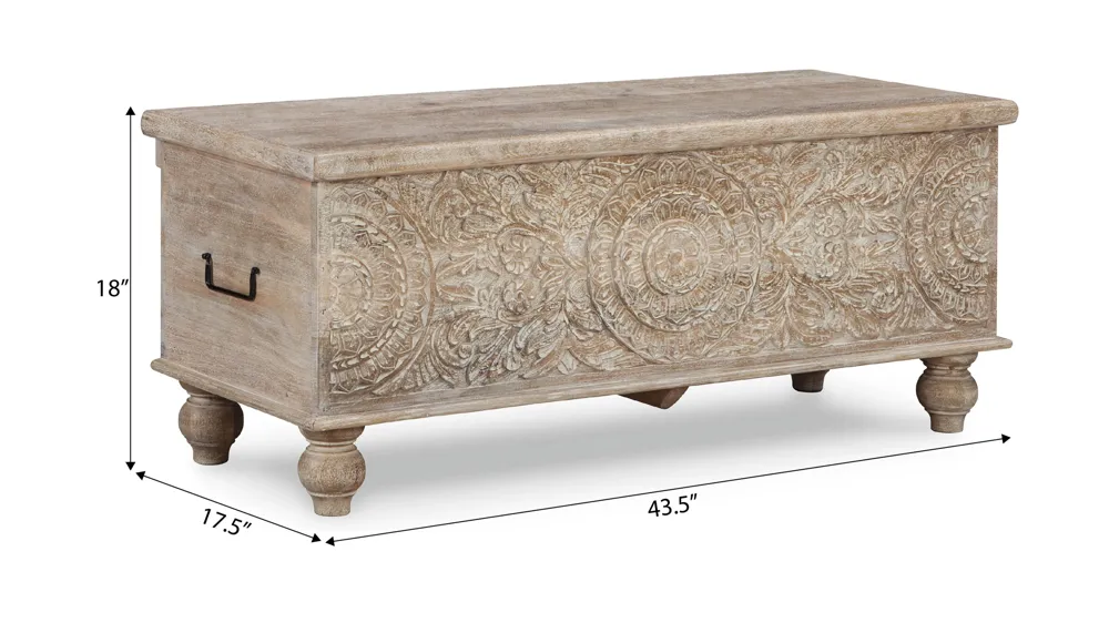Fossil Ridge Storage Bench Dimensions