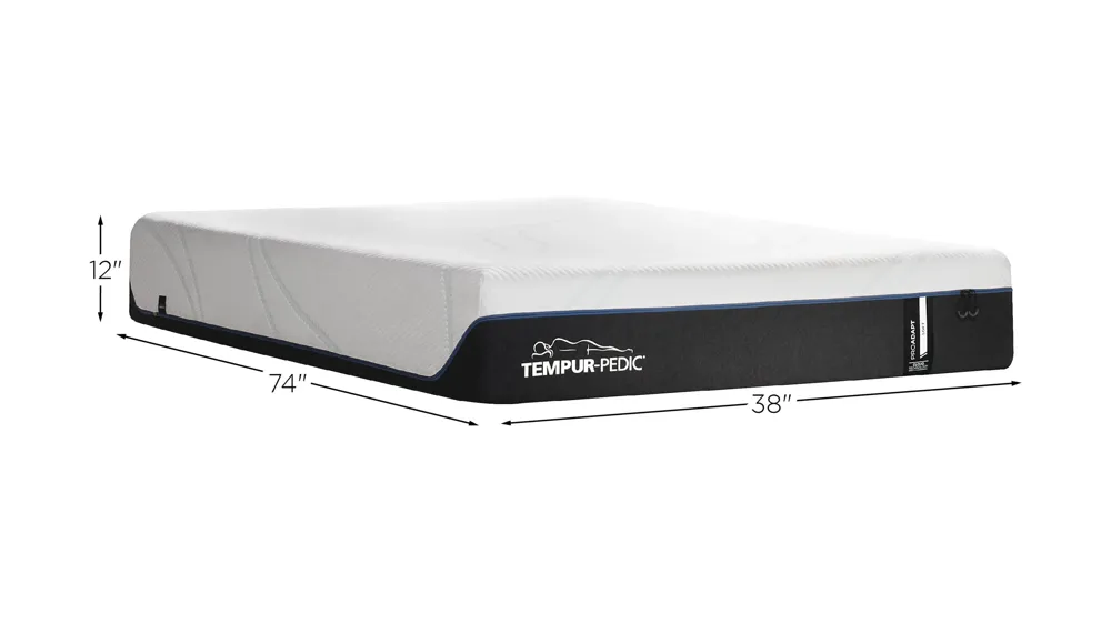 Tempur-Pedic TEMPUR-ProAdapt Soft Memory Foam Mattress Dimensions