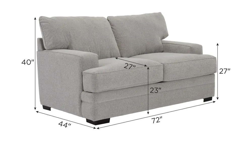 Stella Loveseat Dimensions