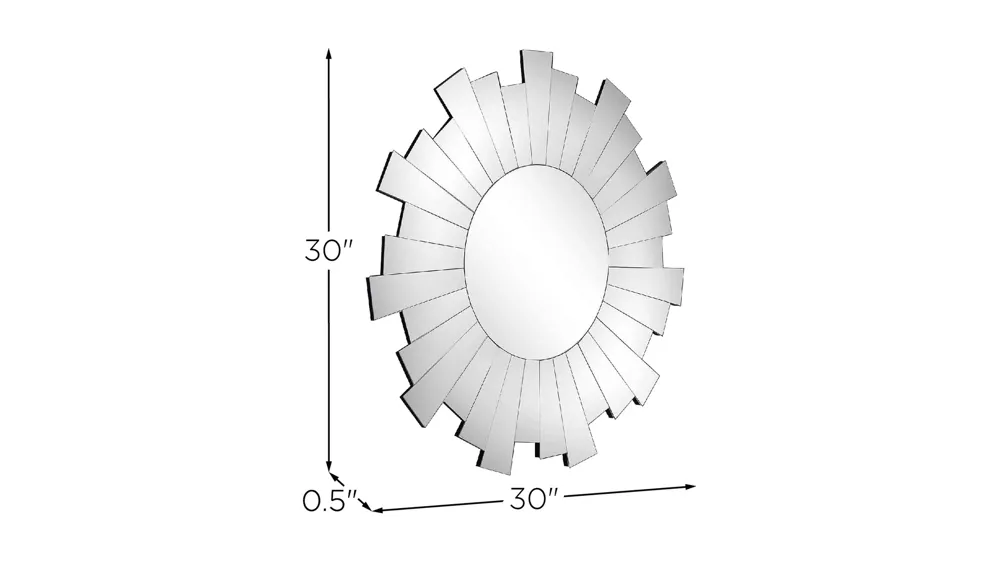 Soleil Wall Mirror Dimensions