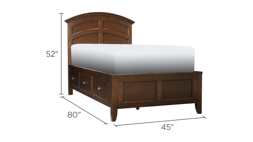 Kylie Youth Storage Bed Dimensions