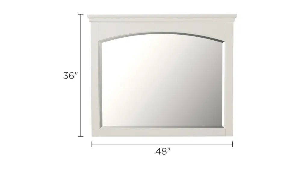 Kylie Bedroom Dresser Mirror Dimensions
