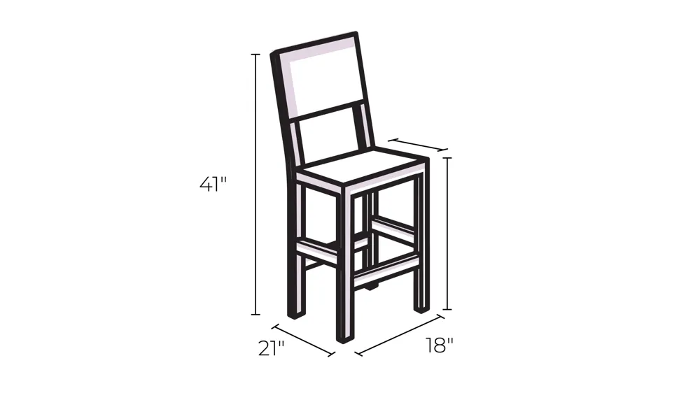 Antique Adjustable Height Stool Dimensions