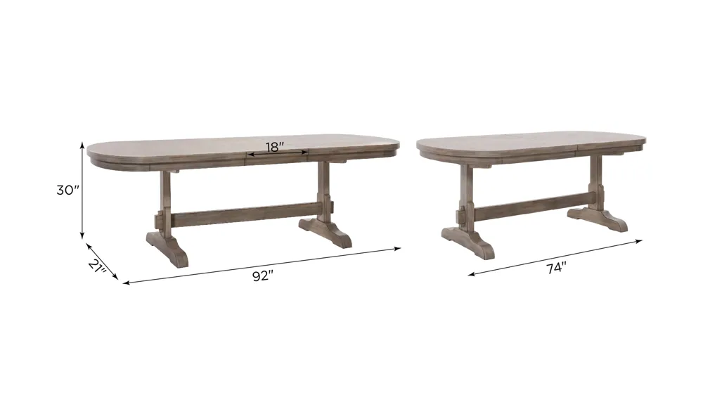 Gabrielle Dining Table Dimensions