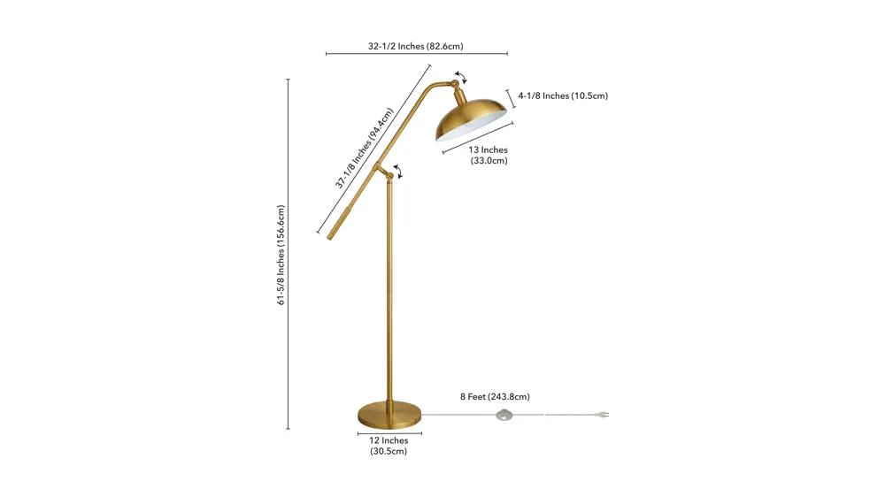 Devon Floor Lamp Dimensions