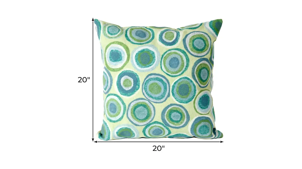 Liora Manne Visions II Puddle Dot Pillow Dimensions