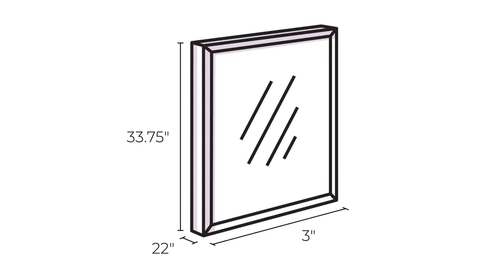 Paza Oval Vine Wall Mirror Dimensions
