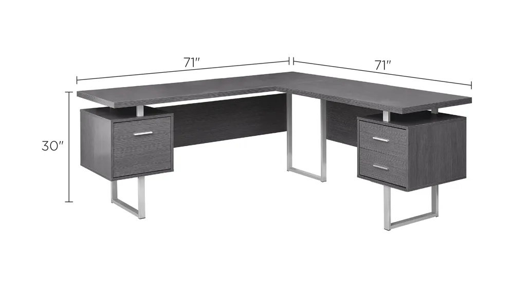Jojo 70" Computer Desk Dimensions
