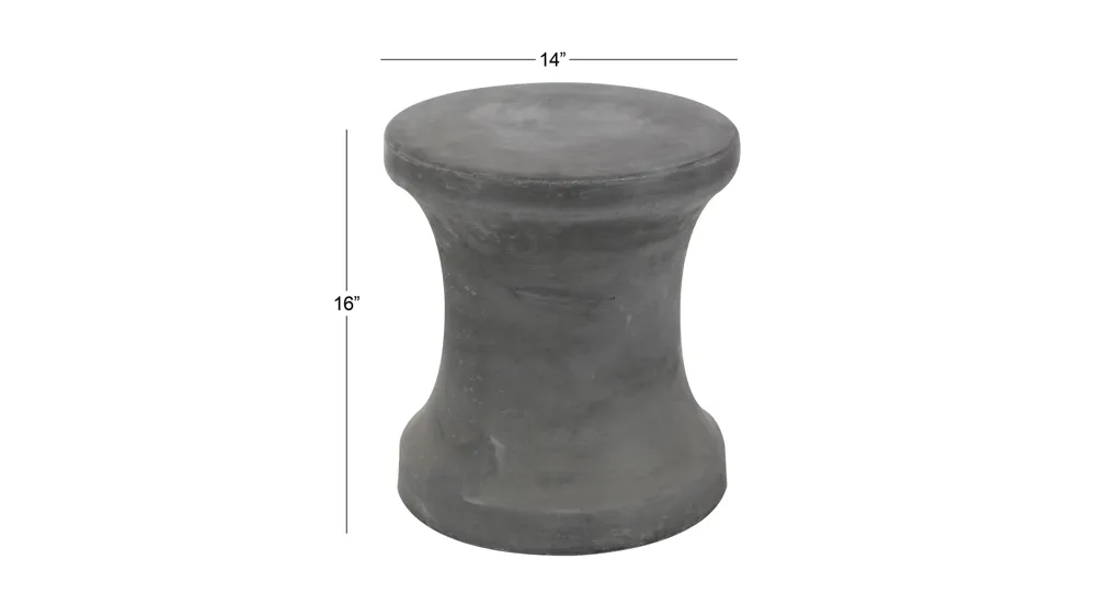 Ivy Outdoor Hourglass Accent Table Dimensions