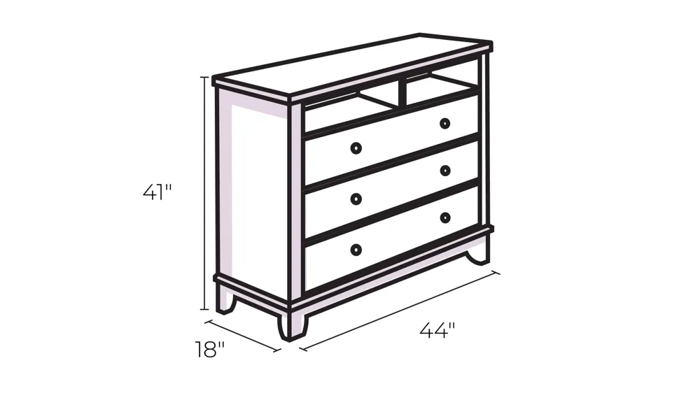 Summit Media Chest Dimensions