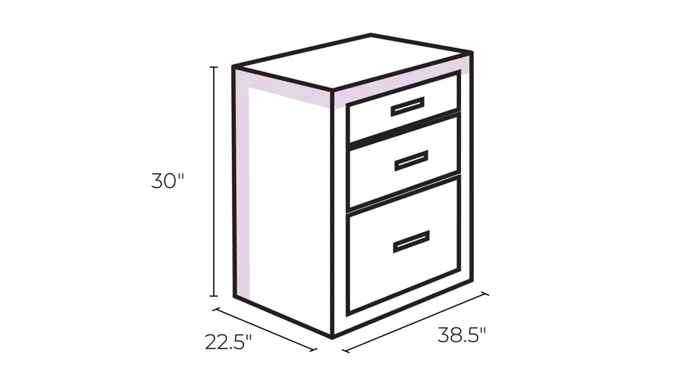 Telluride File Cabinet Dimensions