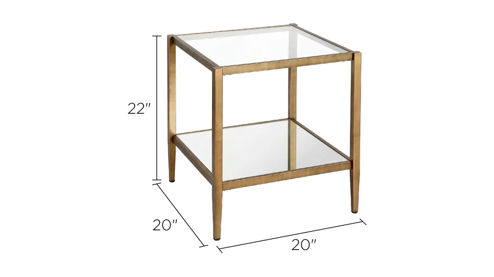 Hera Square Side Table Dimensions