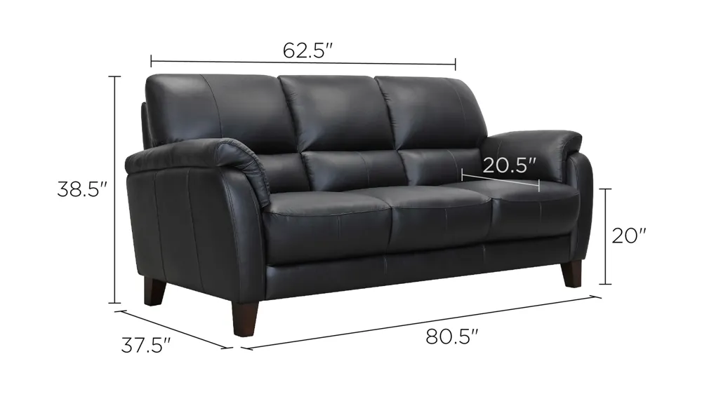 Harmony Leather Sofa Dimensions