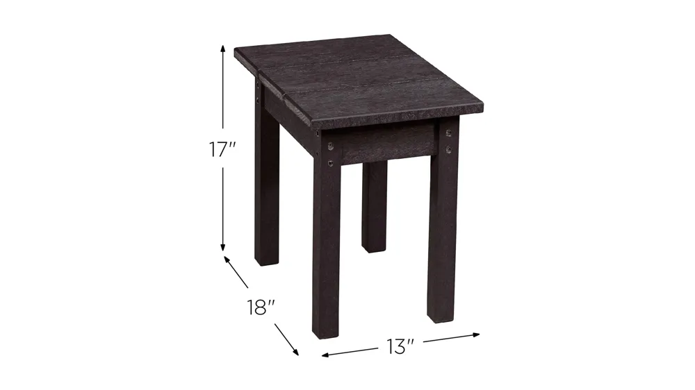 Capterra Casual Recycled Outdoor Side Table Dimensions