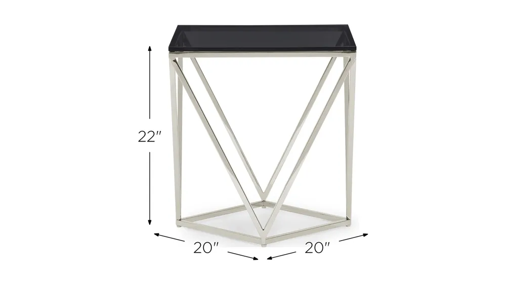 Aria End Table Dimensions