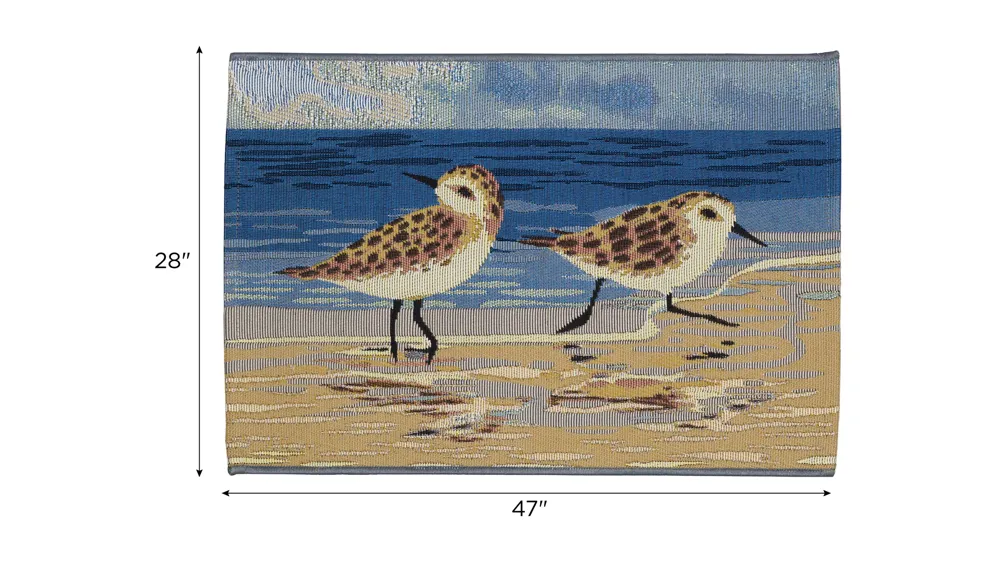 Esencia Sandpipers Indoor/Outdoor Mat Dimensions
