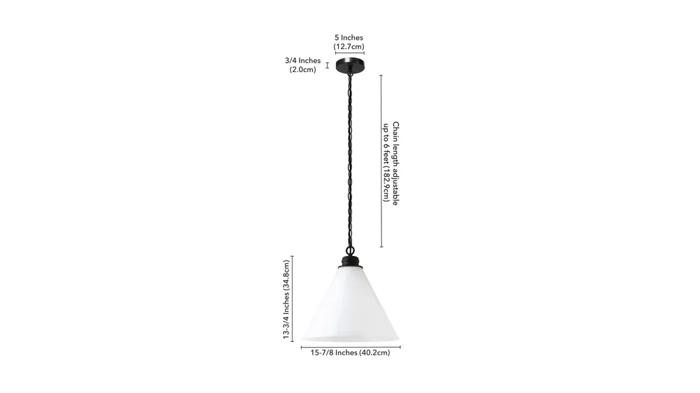 Canto Pendant Dimensions