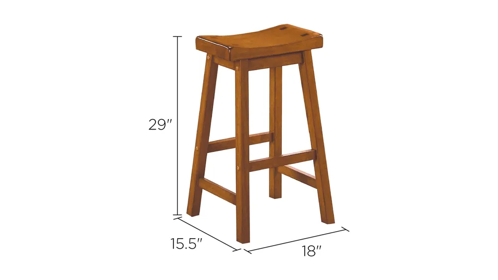 Goya Bar Stool - Set of 2 Dimensions