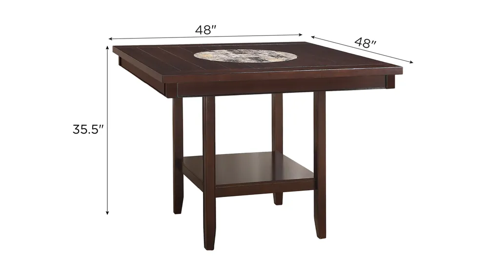 Lysander Counter-Height Table Dimensions