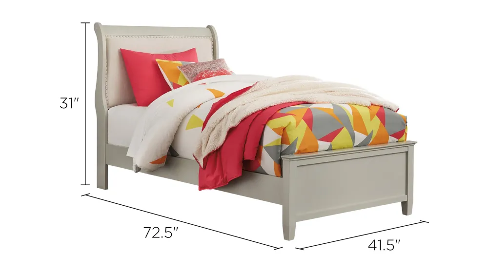 Jorstad Sleigh Bed Dimensions