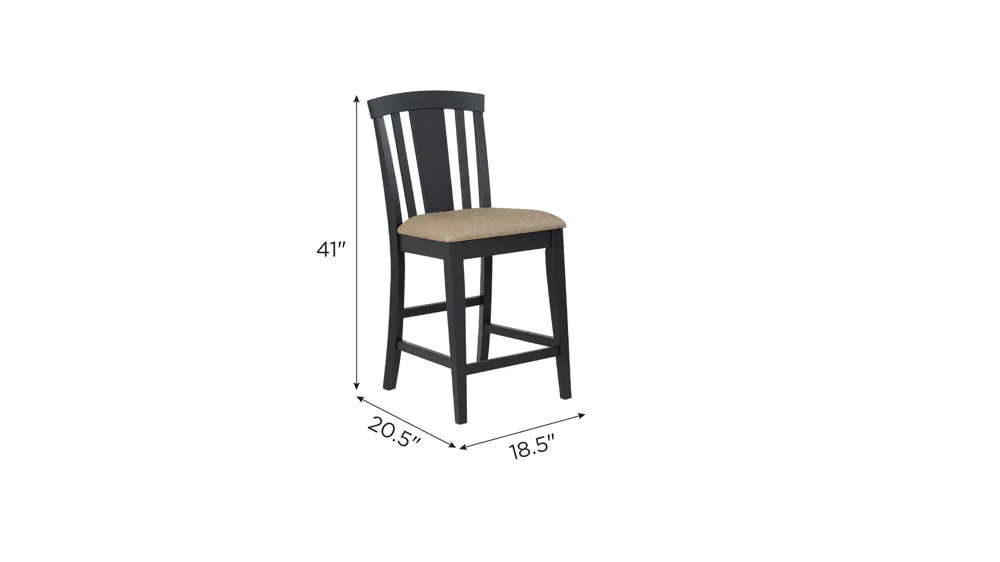 Autumn Winds Counter Stool - Set of 2 Dimensions