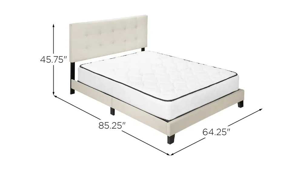 Monarch Specialties Queen Bed Dimensions