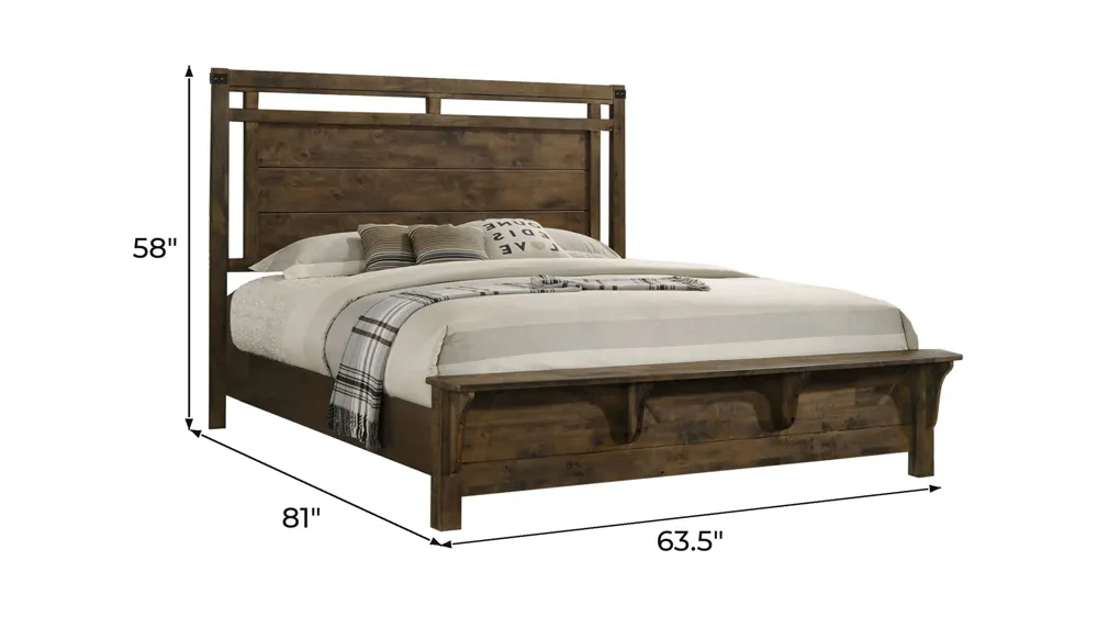 Curtis Panel Bed Dimensions