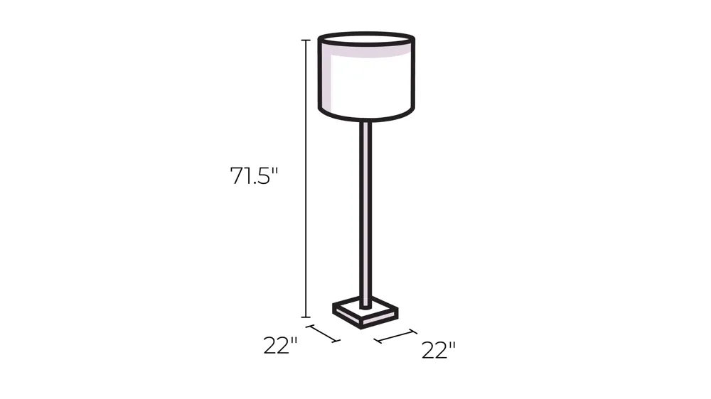 Owen Tree Lamp Dimensions
