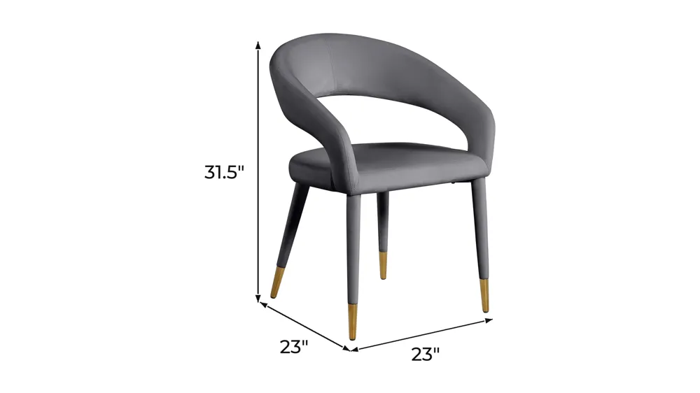 Destiny Dining Chair - Set of 2 Dimensions