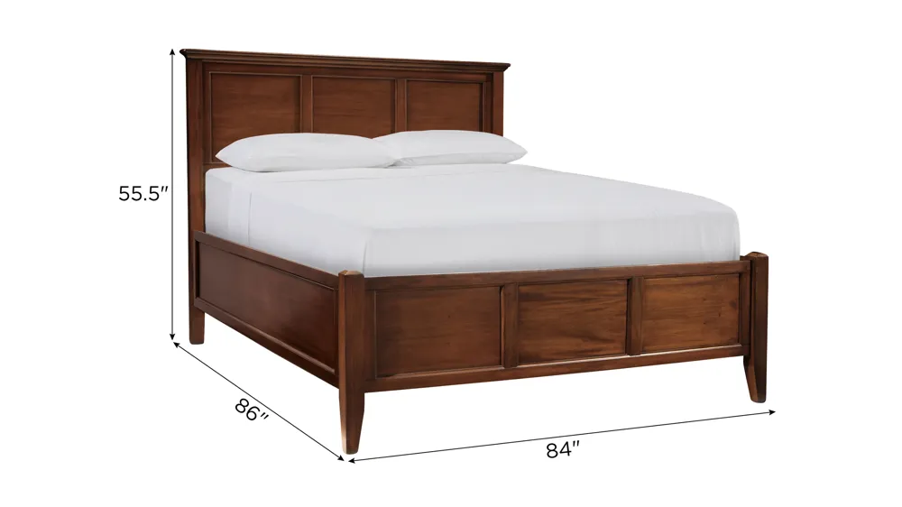 Westlake Panel Bed Dimensions