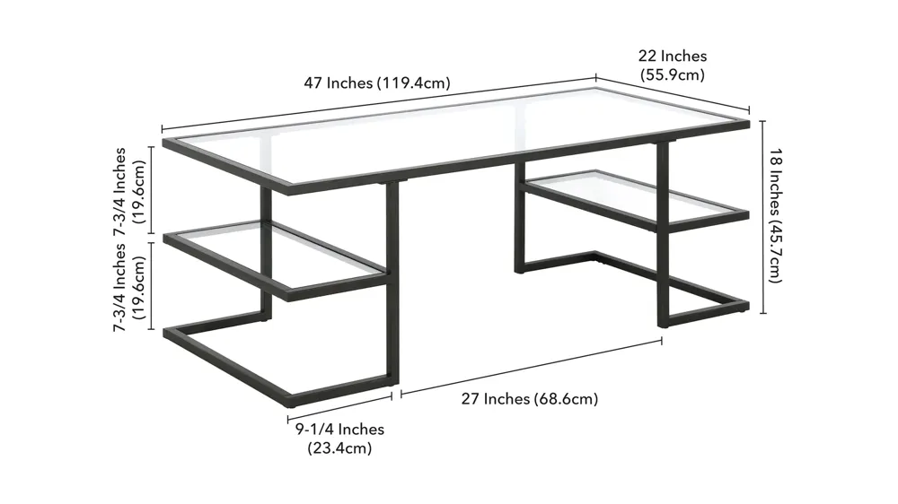 Circe Coffee Table Dimensions