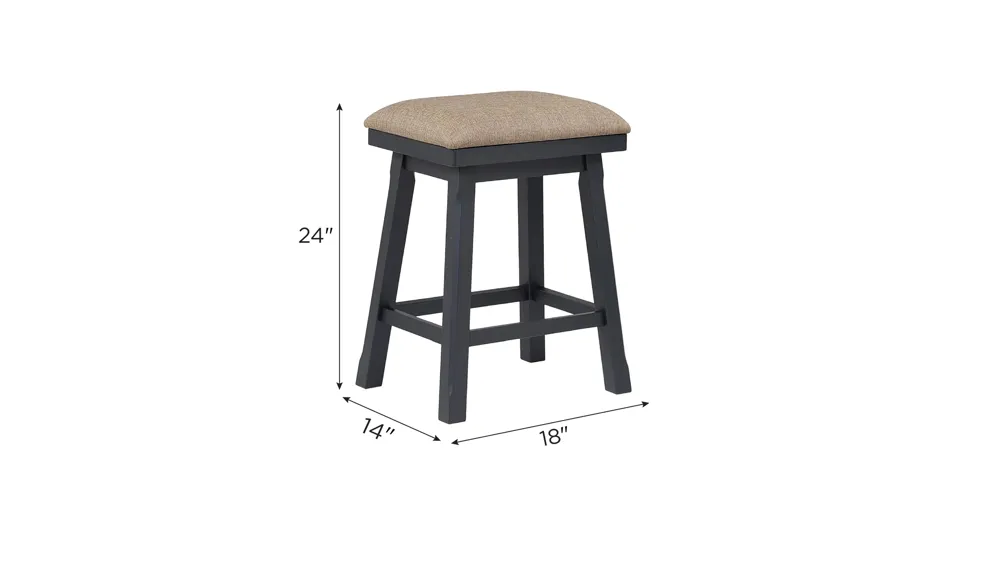 Autumn Winds Counter Stool - Set of 2 Dimensions