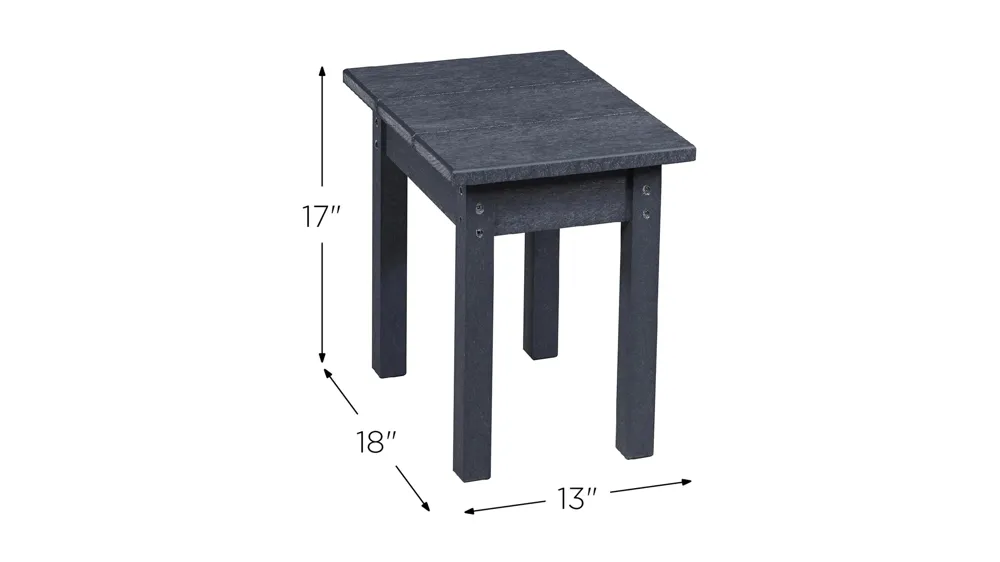 Capterra Casual Recycled Outdoor Side Table Dimensions