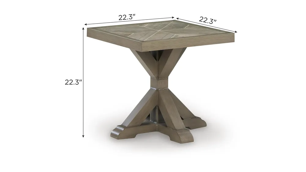 Laguna Heights Outdoor End Table Dimensions
