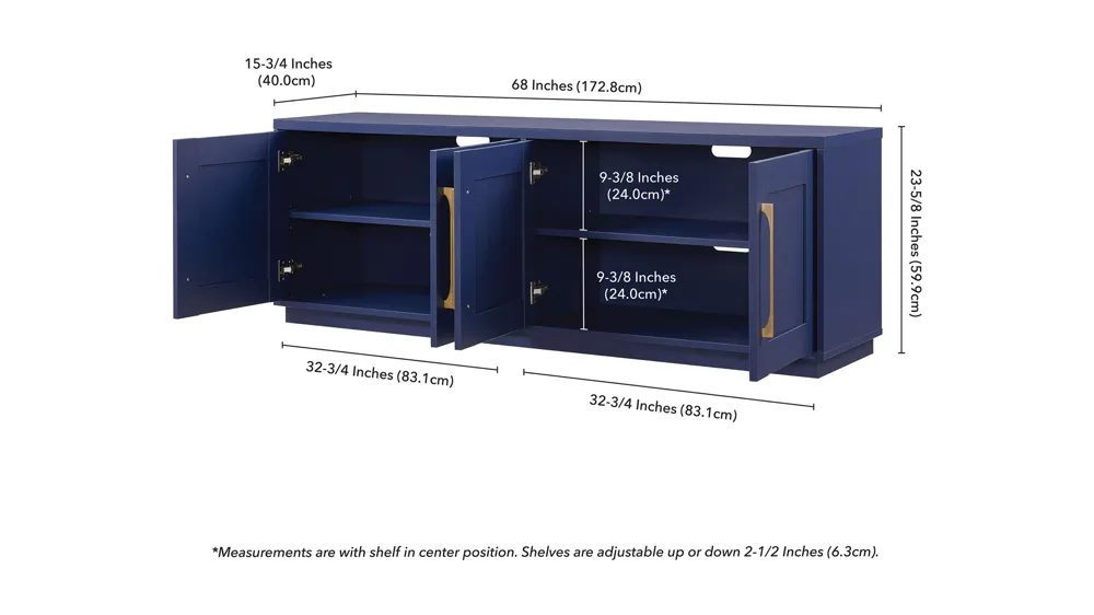 Smith TV Stand Dimensions