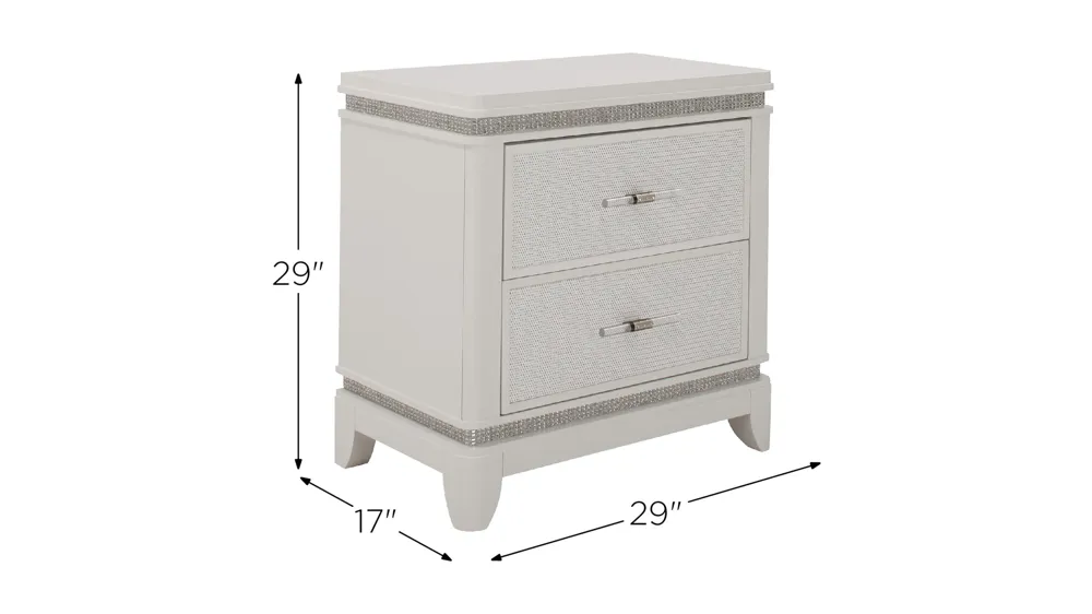 Carmelita Nightstand Dimensions
