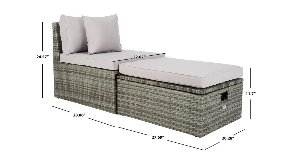 Beatrix 4-pc. Patio Set Dimensions