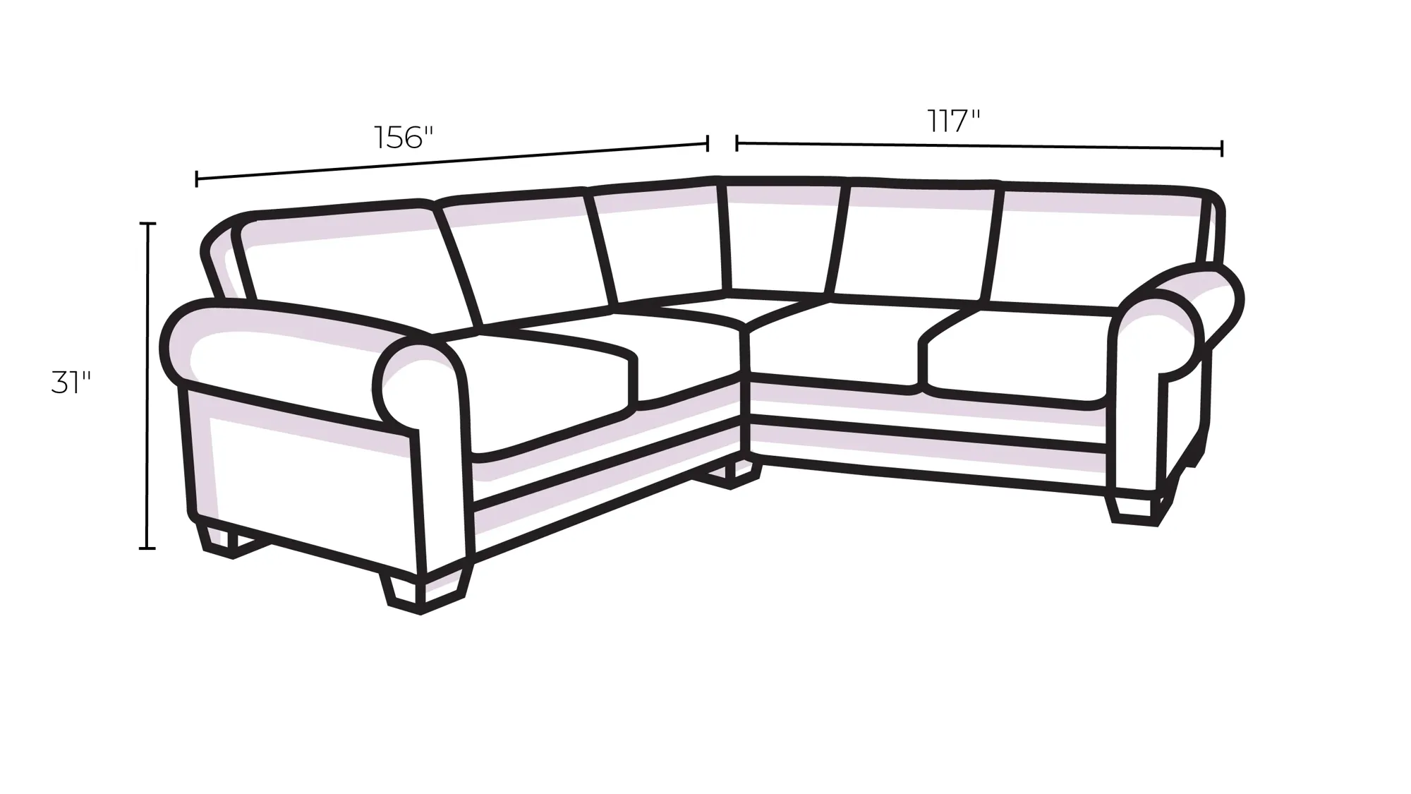 Westwood 7-pc. Modular Sectional Sofa w/ Ottoman