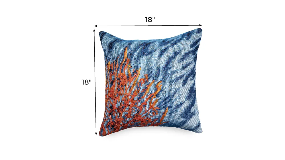 Liora Manne Marina Coral Pillow Dimensions