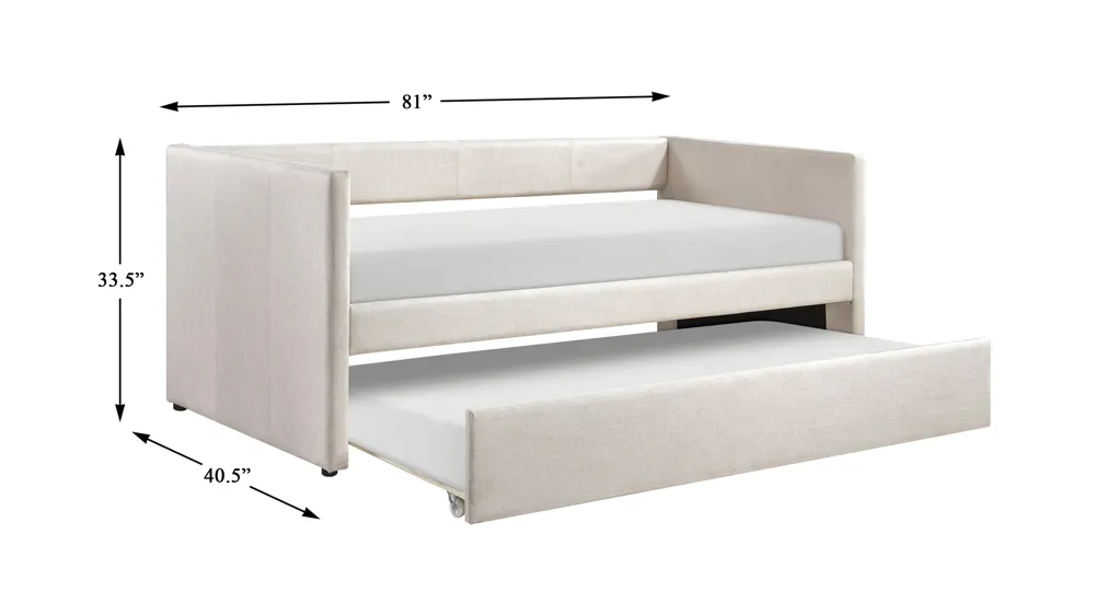 Corrina Daybed w/ Trundle Dimensions