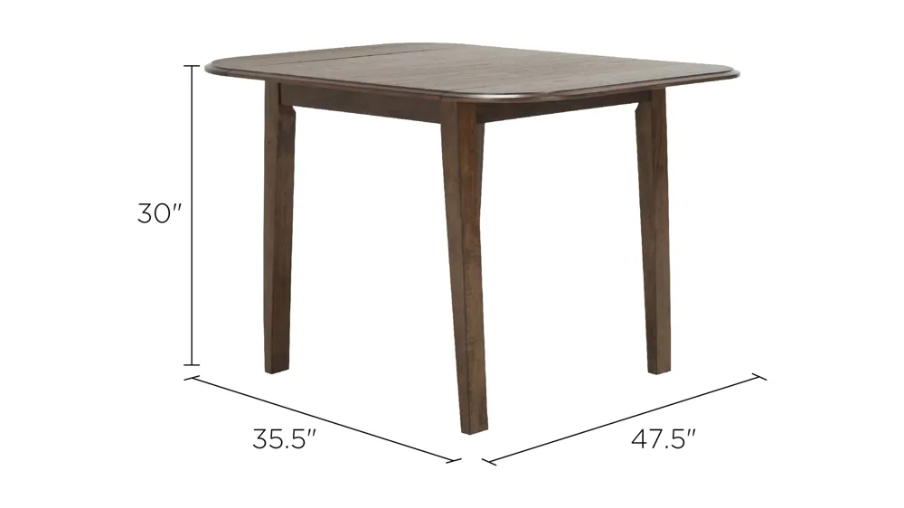 Reid Drop Leaf Dining Table Dimensions