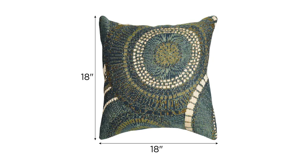 Marina Circles Indoor/Outdoor Pillow Dimensions