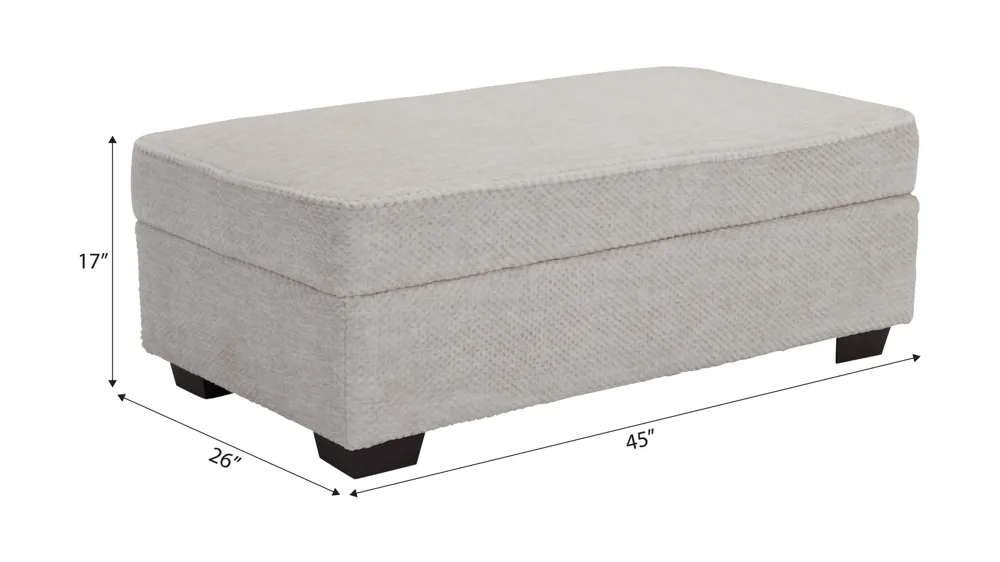 Dune Storage Ottoman Dimensions