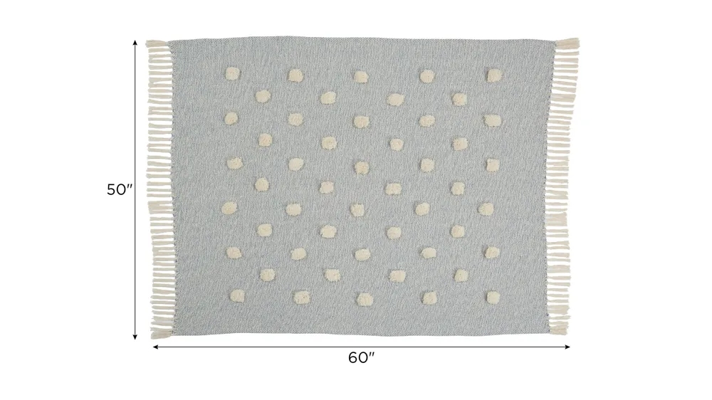 Mina Victory Throw Blanket Dimensions