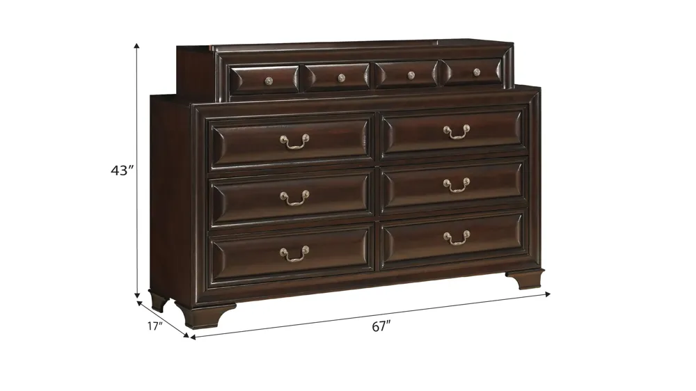 Sarasota Bedroom Dresser Dimensions