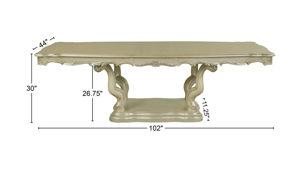 Monique Dining Table Dimensions