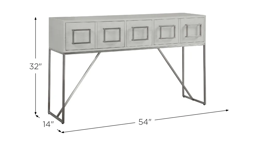 Abaya Console Table Dimensions