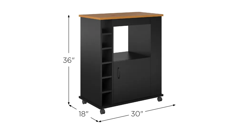 Palmyra Kitchen Cart Dimensions